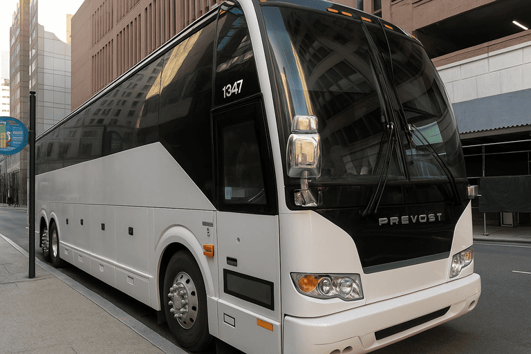 a Charter Bus Rental Pasco coach bus